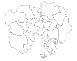 葬儀・家族葬は都典礼八王子店が施工可能な地域である東京23区の地図